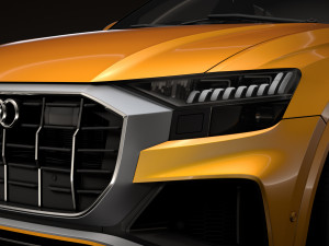 audi q8 50 tdi quattro s line vorsprung edition 2018 3D मॉडल
