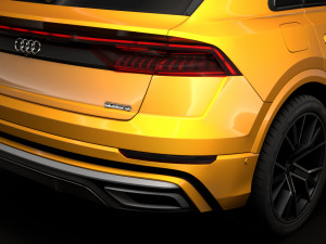 audi q8 50 tdi quattro s line vorsprung edition 2018 3D मॉडल