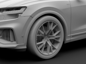 audi q8 50 tdi quattro s line vorsprung edition 2018 3D मॉडल