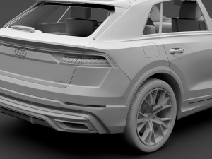 audi q8 50 tdi quattro s line vorsprung edition 2018 3D मॉडल