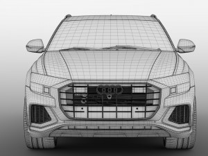 audi q8 50 tdi quattro s line vorsprung edition 2018 3D मॉडल