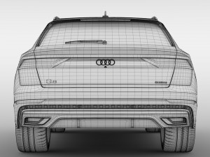 audi q8 50 tdi quattro s line vorsprung edition 2018 3D मॉडल