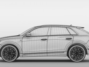 audi q8 50 tdi quattro s line vorsprung edition 2018 3D मॉडल