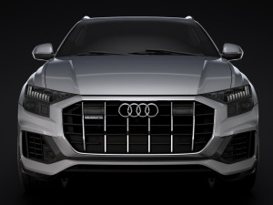 audi q8 50 tdi quattro 2018 3D Model