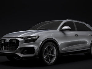 audi q8 50 tdi quattro 2018 3D Model