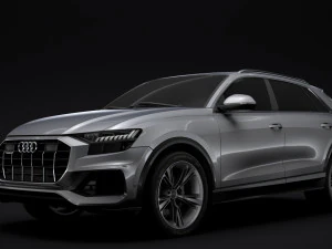 audi q8 50 tdi quattro 2018 3D Model