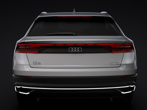 audi q8 50 tdi quattro 2018 3D Model