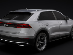 audi q8 50 tdi quattro 2018 3D Model