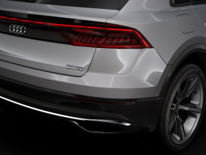 audi q8 50 tdi quattro 2018 3D Model
