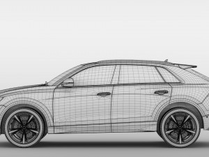 audi q8 50 tdi quattro 2018 3D Model