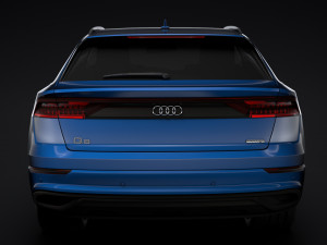 audi q8 55 tfsi quattro 2018 3D Model