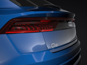 audi q8 55 tfsi quattro 2018 3D Model