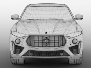 maserati levante trofeo 2019 3D Model