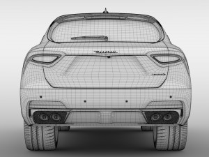 maserati levante trofeo 2019 3D मॉडल