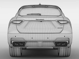 maserati levante trofeo 2019 3D Model