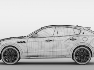 maserati levante trofeo 2019 3D मॉडल