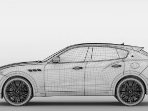 maserati levante gts 2019 3D Model