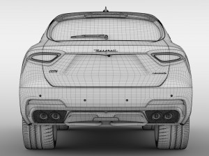 maserati levante gts 2019 3D 모델