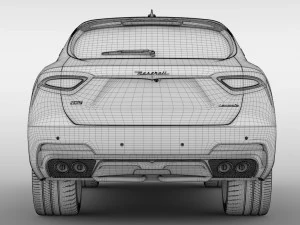 maserati levante gts 2019 3D Model
