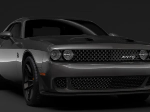 dodge challenger srt hellcat 2019 3D Model