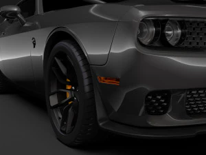 dodge challenger srt hellcat 2019 3D Model