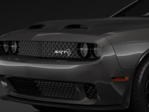 dodge challenger srt hellcat 2019 3D Model