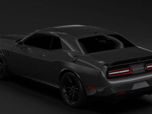 dodge challenger srt hellcat 2019 3D Model