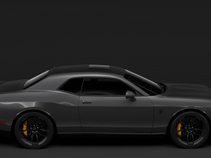 dodge challenger srt hellcat 2019 3D मॉडल