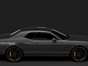 dodge challenger srt hellcat 2019 3D Model