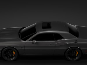 dodge challenger srt hellcat 2019 3D मॉडल