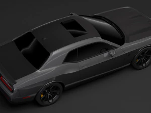 dodge challenger srt hellcat 2019 3D Model