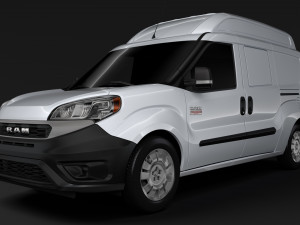 ram promaster city tradesman cargo van h2 2019 Modello 3D