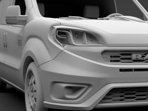 ram promaster city tradesman cargo van h2 2019 Modello 3D