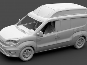 ram promaster city tradesman cargo van h2 2019 Modello 3D