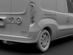ram promaster city tradesman cargo van h2 2019 Modello 3D