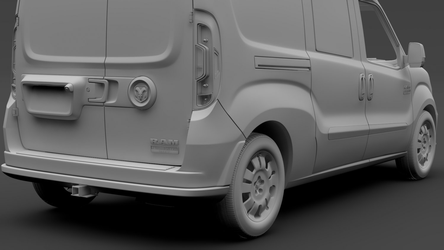 ram promaster city tradesman cargo van h2 2019 3D