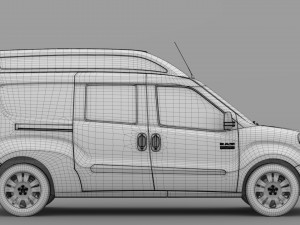 ram promaster city tradesman cargo van h2 2019 Modello 3D