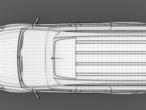 ram promaster city tradesman cargo van h2 2019 Modello 3D