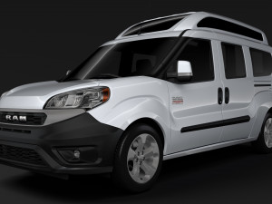 ram promaster city wagon slt h2 2019 Modello 3D