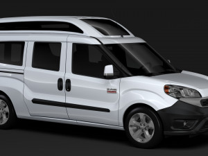 ram promaster city wagon slt h2 2019 Modello 3D