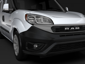 ram promaster city wagon slt h2 2019 Modello 3D