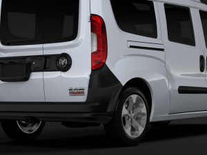ram promaster city wagon slt h2 2019 Modello 3D