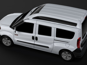 ram promaster city wagon slt h2 2019 Modello 3D