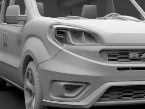ram promaster city wagon slt h2 2019 Modello 3D