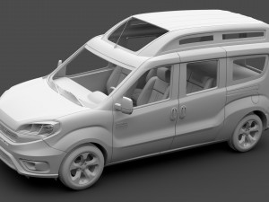 ram promaster city wagon slt h2 2019 Modello 3D