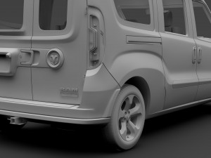 ram promaster city wagon slt h2 2019 Modello 3D
