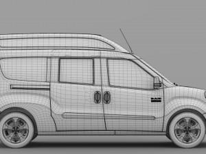 ram promaster city wagon slt h2 2019 Modello 3D