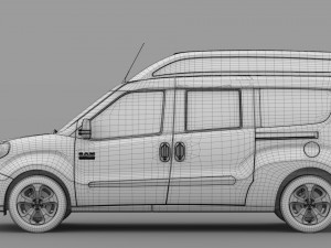 ram promaster city wagon slt h2 2019 Modello 3D