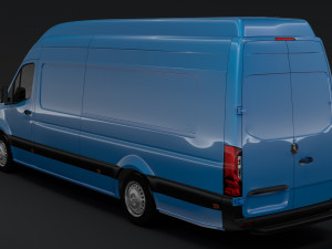 mercedes benz sprinter panel van l4h3 rwd 2019 3D Model