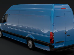 mercedes benz sprinter panel van l4h3 rwd 2019 3D Model